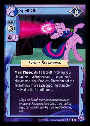 My little pony spell cards